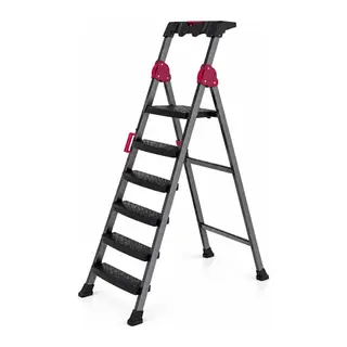 5+1 Basamaklı Metal Merdiven 150KG.TAŞIMA