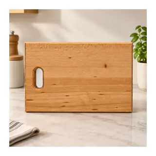 Taraklı Ahşap Tahta Kesim Panosu 25x40