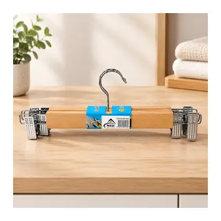 Ahşap Mandallı Etek Askısı 33 cm