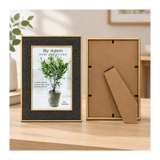 5x7 Kabartmalı Gold Çerçeve