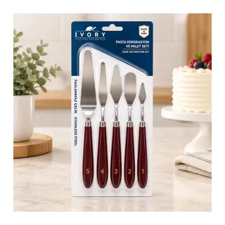 5 Parça Pasta Spatulası