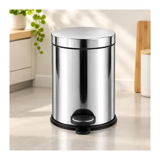 5 L Metal Pedallı Çöp Kovası