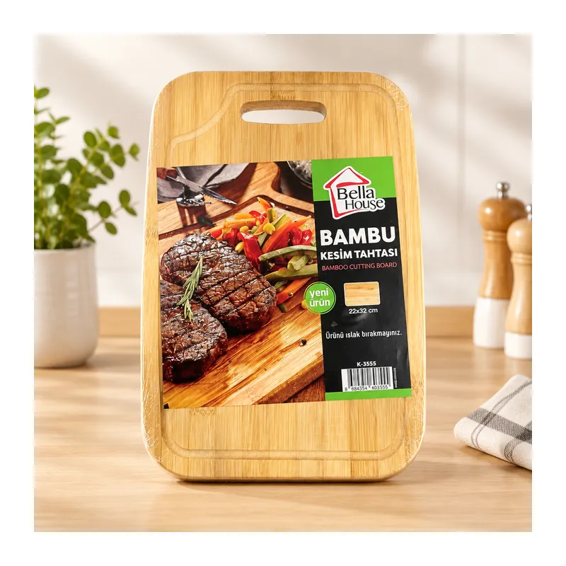 Lüks 22x32 Bambu Kesim Panosu