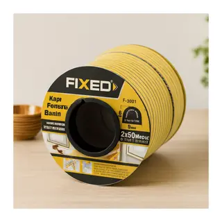 Kapı Pencere D Profil Fitil 9x6mm Kahverengi 100m (2x50m)
