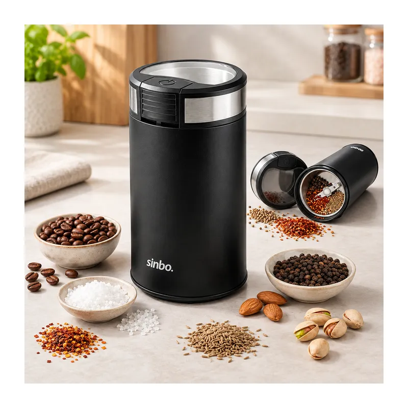 Kahve & Baharat Öğütücü 200W, 50g Çelik Bıçak