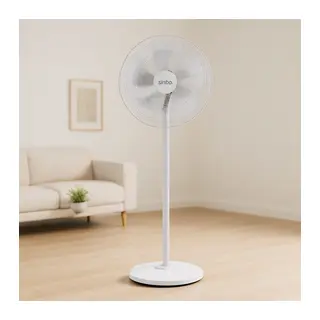 Ayaklı vantilatör 5 kanat 18'' (yaklaşık 45 cm) Sessiz 3 Kademe 140 cm