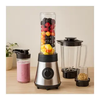 Smoothie Blender 500W - 800 ml Hazneli, Buz Kırıcı ve Kahve Öğütücü