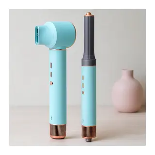 Air Brush 5-in-1 Saç Kurutma ve Şekillendirme Makinesi 1300W (Mavi)