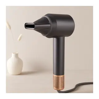 1500W BLDC Turbo Saç Kurutma Makinesi - 3 Hız, 4 Isı Ayarı (Gri)