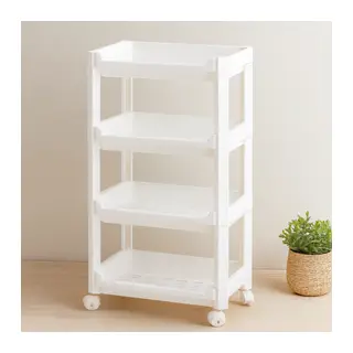 4 Katlı Tekerlekli Sepet Organizer 355x220x670 mm