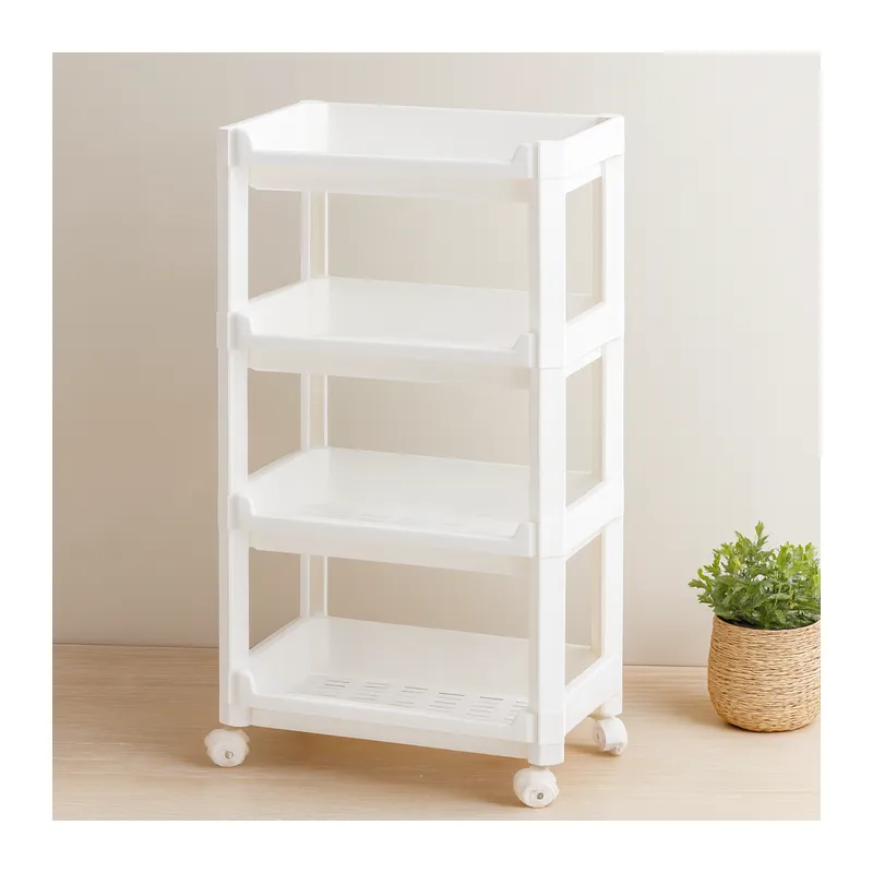 4 Katlı Tekerlekli Sepet Organizer 355x220x670 mm