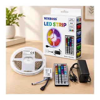 RGB 5050 SMD LED Şerit 5m (54 LED/m) Kumandalı
