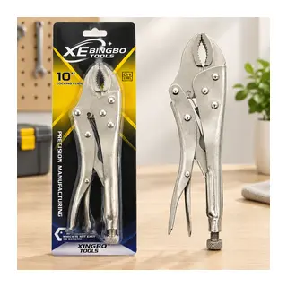 250 mm Kilitli Ayarlı Pense (Krom, Komple Metal)