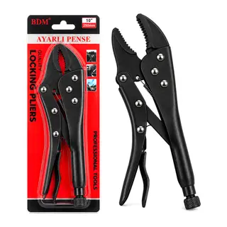 Siyah 10 Inc 250 Mm Komple Metal Kilitli - Ayarlı Pense