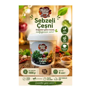 Sebzeli Çeşni 1000 G X 8 Adet - 1 Koli (Koli Bazlı Avantaj Paketi)