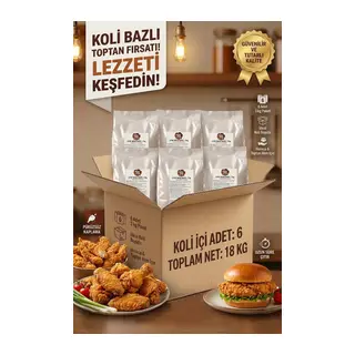 Çıtır Tavuk Pane Harcı 3000 G x 6 Adet - 1 Koli (Koli Bazlı Avantaj Paketi)