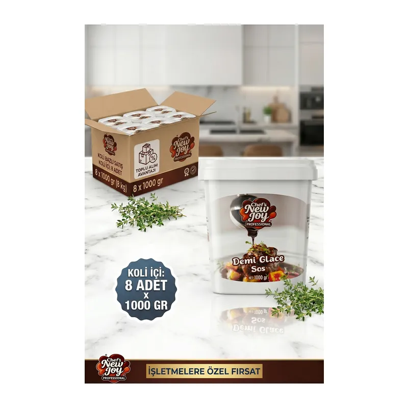 Demi Glace Sos 1000 G X 8 Adet - 1 Koli (Koli Bazlı Avantaj Paketi)