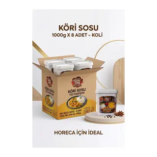 Köri Sosu 1000 G X 8 Adet - 1 Koli (Koli Bazlı Avantaj Paketi)