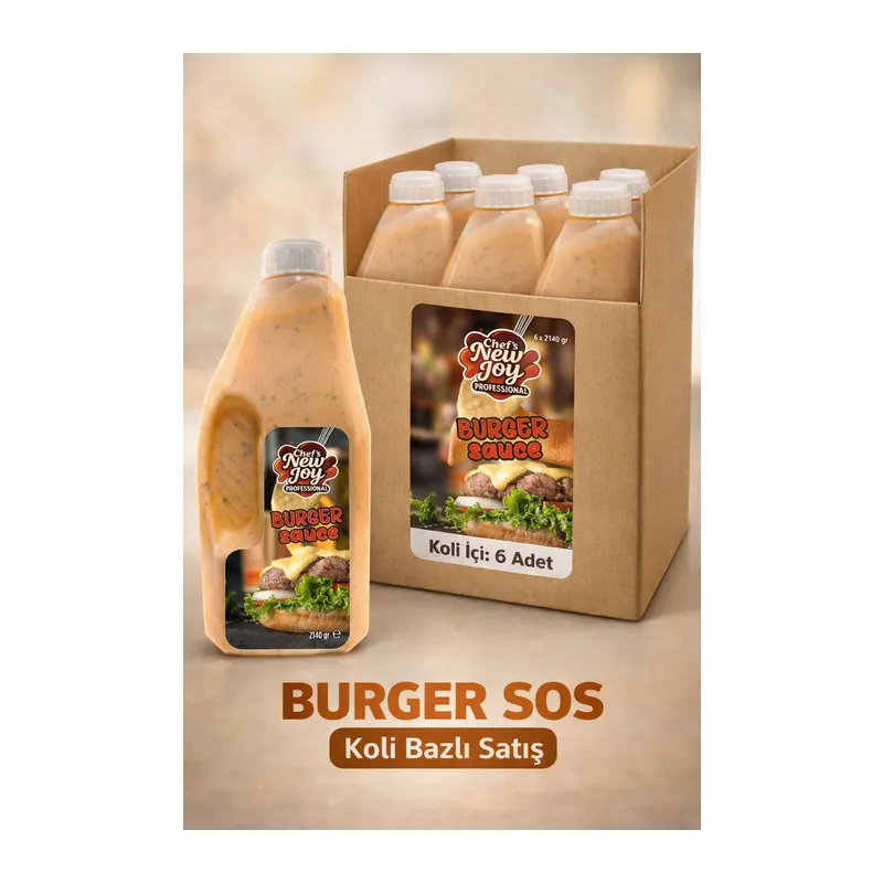 Burger Sos 2140 G x 6 Adet - 1 Koli (Koli Bazlı Avantaj Paketi)