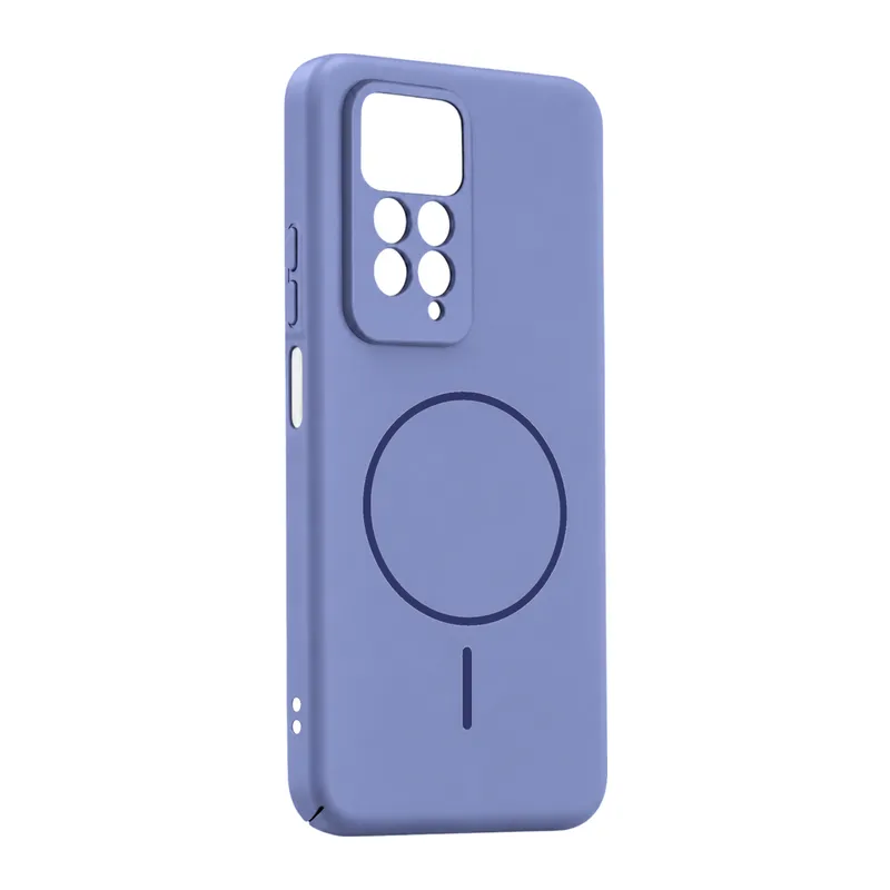 Xiaomi Redmi Note 11 Pro Mika PC Magsafe Kapak - Açık Mor
