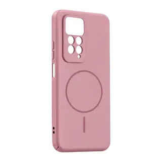 Xiaomi Redmi Note 11 Pro Mika PC Magsafe Kapak - Pembe