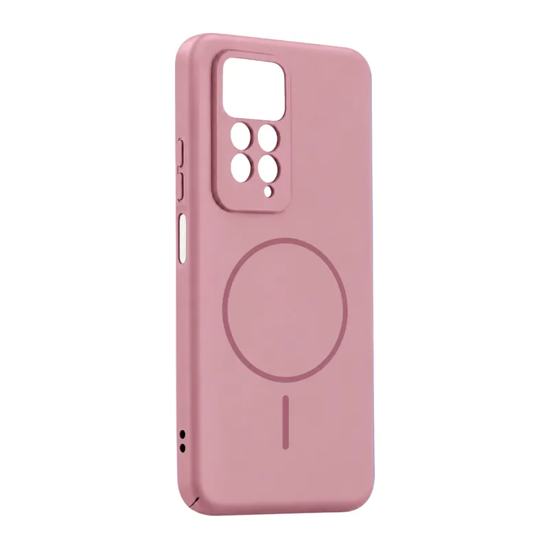 Xiaomi Redmi Note 11 Pro Mika PC Magsafe Kapak - Pembe