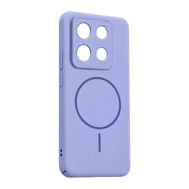 Xiaomi Redmi Note 13 4G Mika PC Magsafe Kapak - Açık Mor