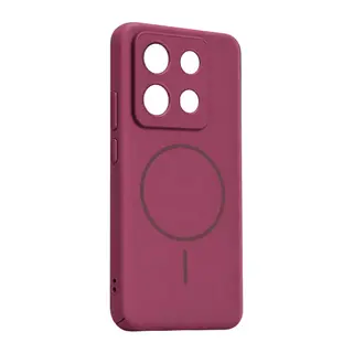 Xiaomi Redmi Note 13 4G Mika PC Magsafe Kapak - Bordo