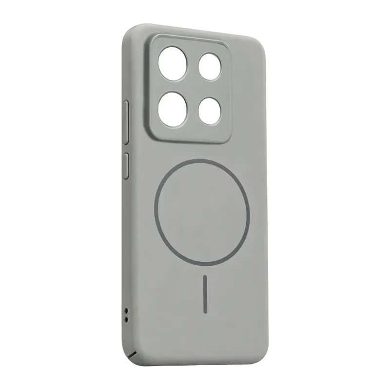 Xiaomi Redmi Note 13 5G Mika PC Magsafe Kapak - Gri