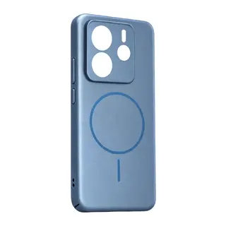 Xiaomi Redmi Note 14 4G Mika PC Magsafe Kapak - Açık Mavi