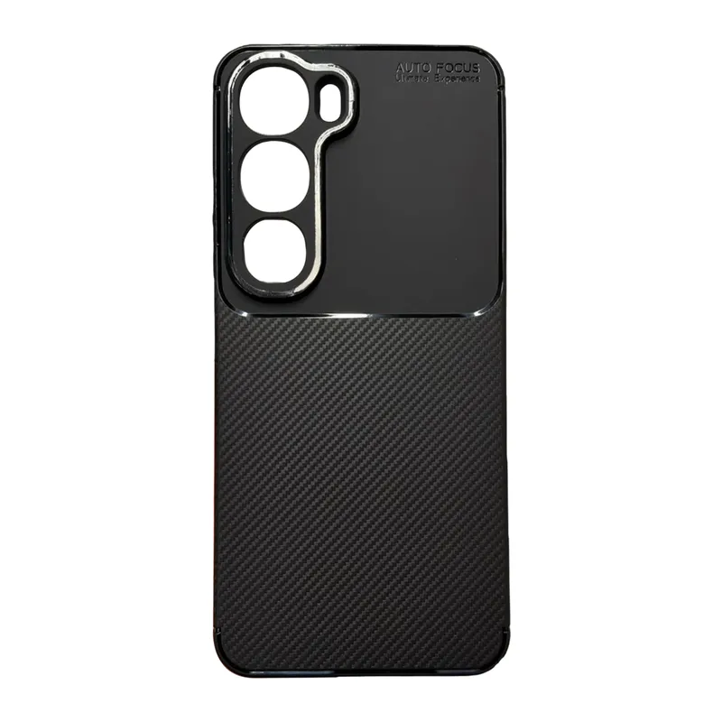 Vivo Y31 5G Auto Focus Karbon Kapak - Siyah