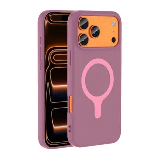 Joko Apple iPhone 18 Pro/17 Pro Z Silikon Magsafe Kapak - Mor
