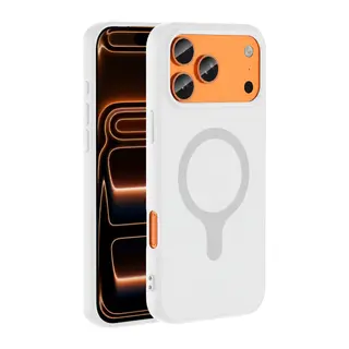 Joko Apple iPhone 18 Pro Max/17 Pro Max Z Silikon Magsafe Kapak - Beyaz