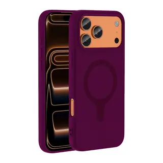 Joko Apple iPhone 18 Pro Max/17 Pro Max Z Silikon Magsafe Kapak - Bordo