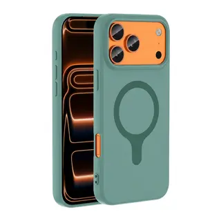Joko Apple iPhone 18 Pro Max/17 Pro Max Z Silikon Magsafe Kapak - Yeşil