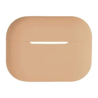 Apple Airpods Pro 3 (3.nesil) Soft Silikon Kılıf - Bej