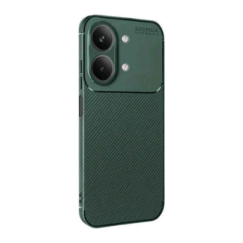 Vivo Y05 Auto Focus Karbon Kapak - Yeşil