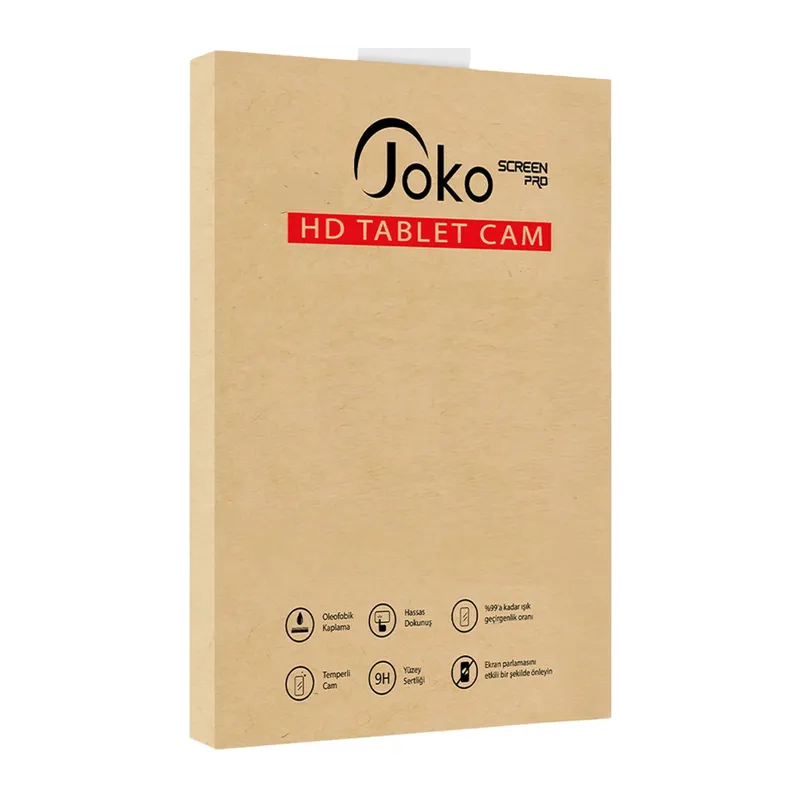 Joko Samsung Galaxy P610 Tab S6 Lite 10.4 HD Tablet Cam Ekran Koruyucu - Şeffaf