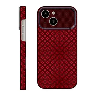 Joko Apple iPhone 15 Deluxe Lensli Magsafe Kapak - Kırmızı