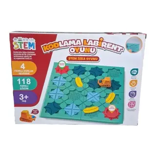 URT045-001 Kodlama Labirent Oyunu Stem Zeka