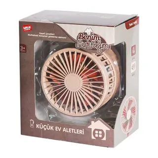 YH129-8H Pilli Işıklı Sesli Vantilatör