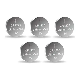 CR1225 Süper Lityum 3V 5’li Kart Düğme Pil