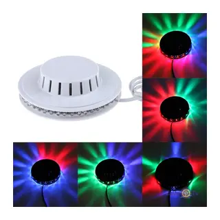 M29 48 LED RGB Otomatik Renk Değiştiren Dönen Ayçiçeği UFO LED