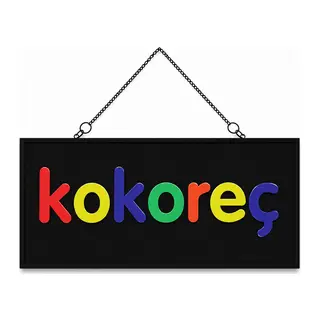 Işıklı Tak Çalıştır Hazır Tabela Kokoreç