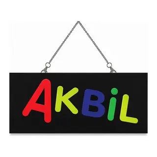 Işıklı Tak Çalıştır Hazır Tabela Akbil