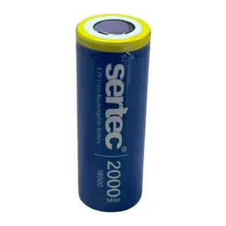 3.7V Li-ion 18500 2000 mAh 3C Şarjlı Pil