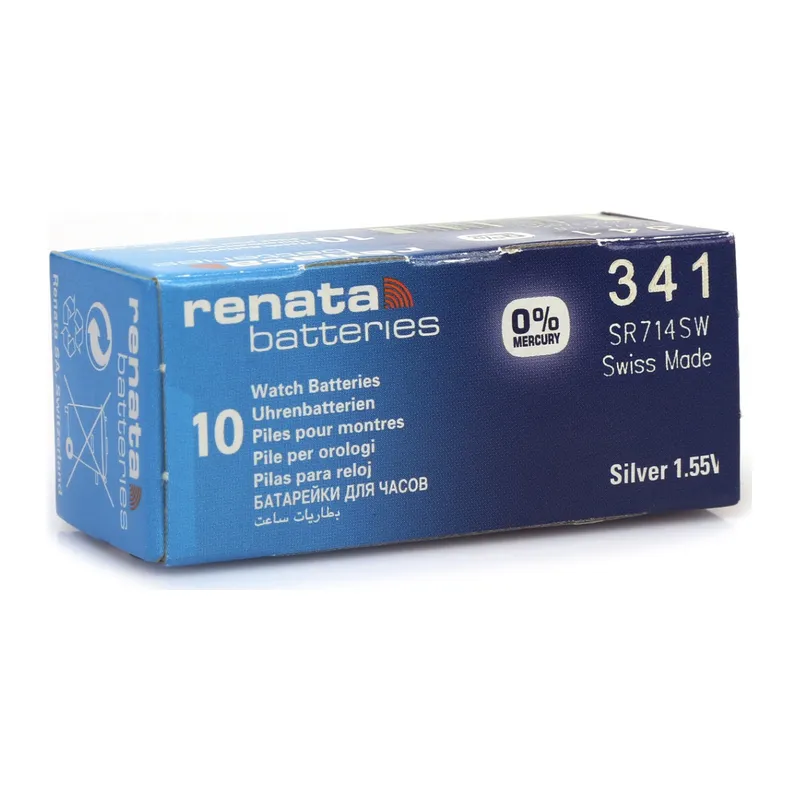 341 SR714SW 1.55V Alkalin Saat Pili 10 Adet