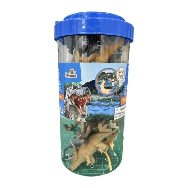 SH-6434 13PCS Dinozorlar 2LİTRE Kovada
