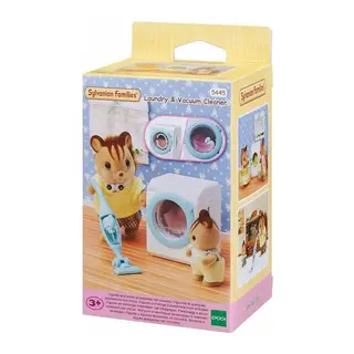 5445 Sylvanian Families Çamaşır Makinesi ve Süpürge +3 yaş figür dahil değil