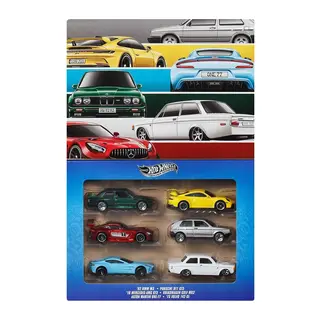 JLB25 Hot Wheels Euro Style 6lı Araç Paketi 1:64